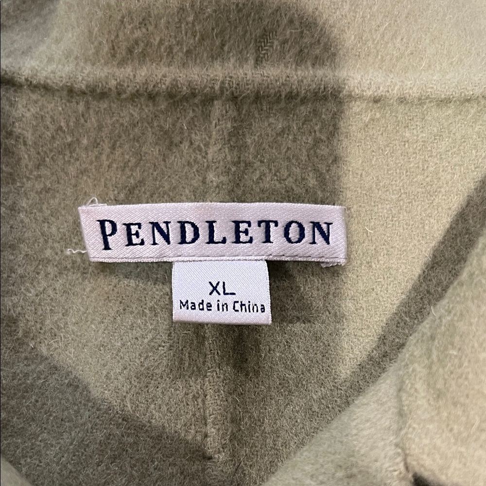 Pendleton Sage Green 100% Merino Wool Jacket Sz XL - Picture 6 of 10